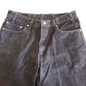 Vintage Levis 550 Mens 36x32 (34x30) Black Relaxed USA Paper Tag Jeans Y2K